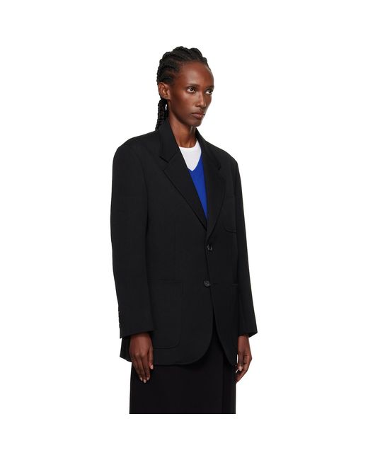 DUNST Blue Oversized Wool Blazer