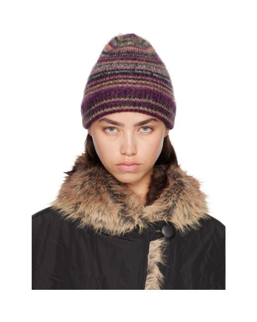 Isabel Marant Brown Morenne Mohair Beanie