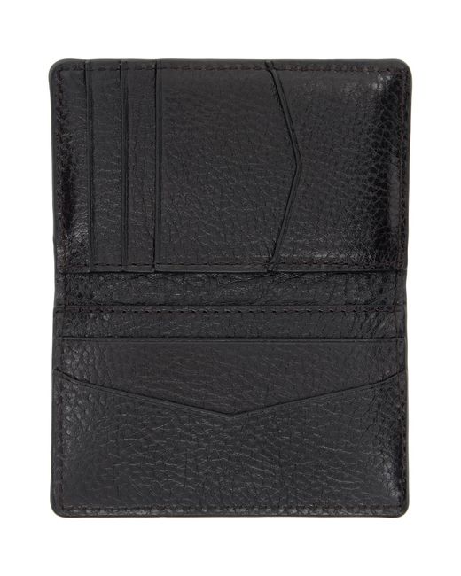 Lemaire Black Gear Pocket Organizer Card Holder