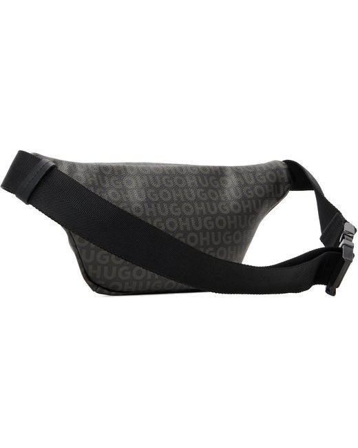 HUGO Black Logo Hardware Belt Bag for men