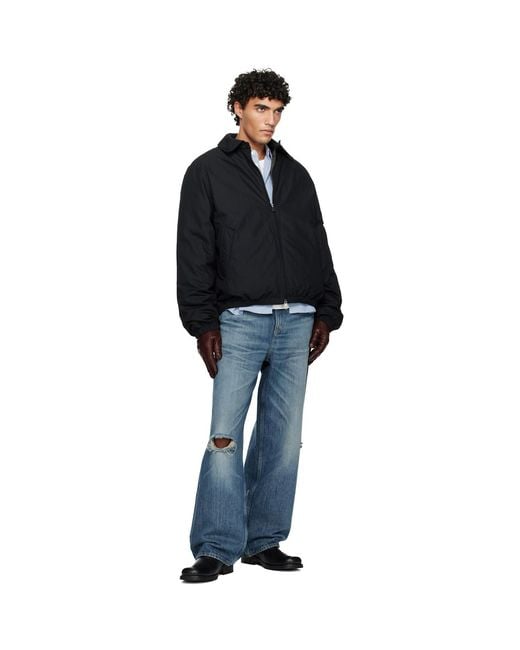 Our Legacy Black Avenue Puffa Down Jacket for men