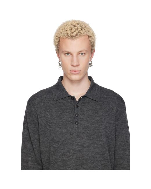 Justine Clenquet Black Jay Earrings for men