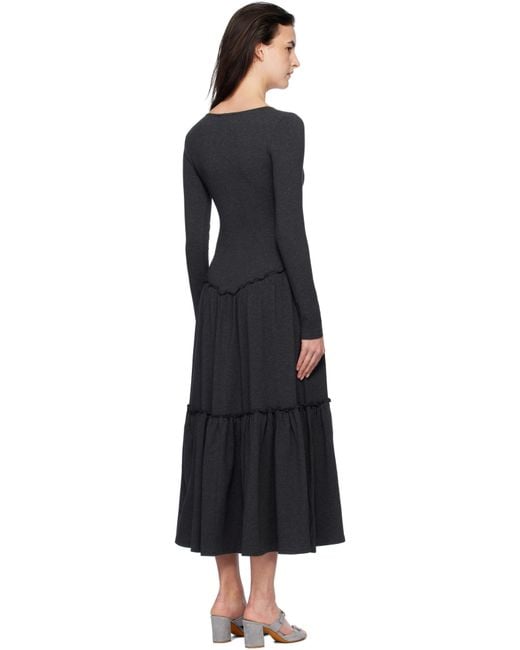 Paloma Wool グレー Hernan マキシワンピース Black