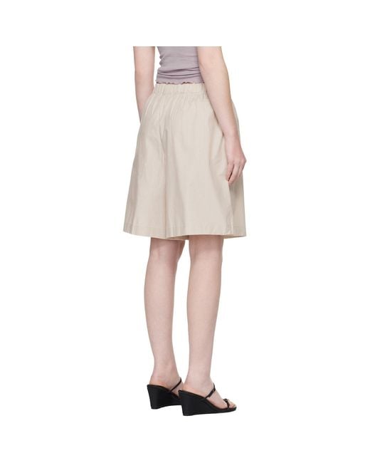 Baserange Natural Claude Shorts