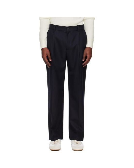 Studio Nicholson Black Selby Trousers for men