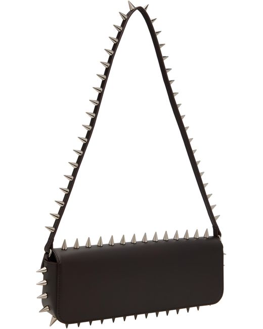 Abra ブラウン Spike バゲットバッグ Black