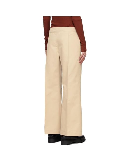 Studio Nicholson Natural Acapulco Trousers