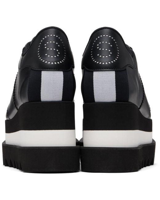 Stella McCartney Black Sneak-Elyse Platform Sneakers
