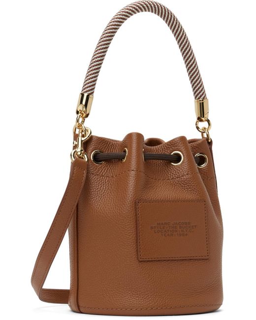 Marc Jacobs Brown 'the Leather Bucket' Bag