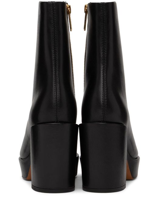 3.1 Phillip Lim Black Naomi Platform Boots