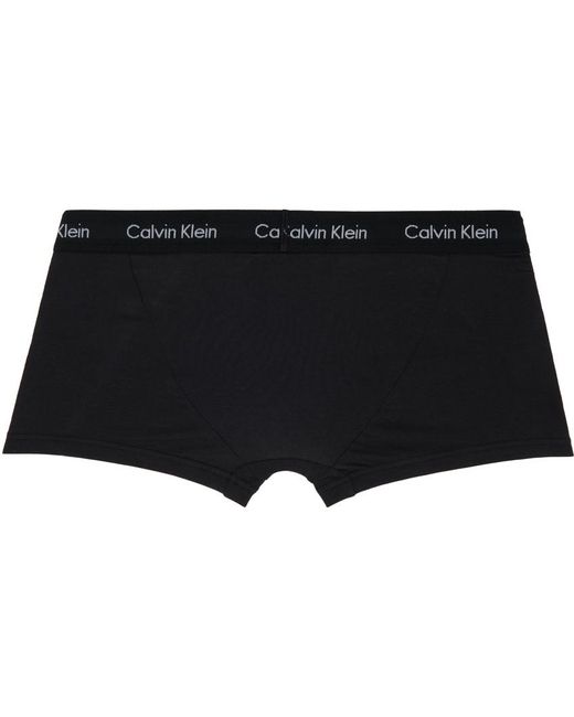 Calvin Klein Black Three-pack Boxers for men