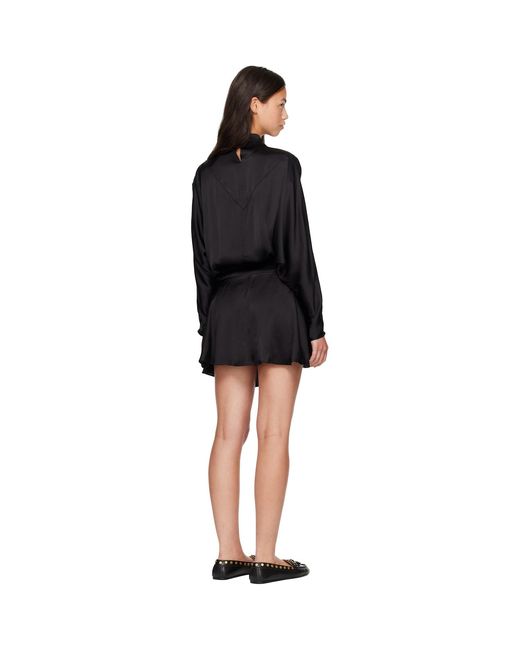 Isabel Marant Black Neline Minidress