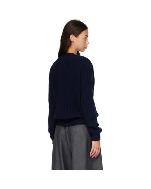 &Daughter Blue Rooney Rib Cardigan
