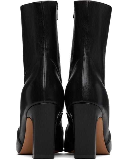 Khaite Black Nevada Stretch High Boots