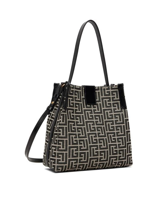 Balmain Black Off- Release Bucket Bag