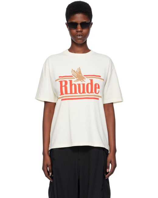 Rhude Black Off-white Rossa T-shirt