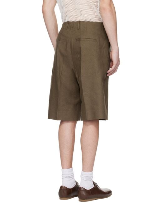 メンズ Our Legacy ブラウン Borrowed ショートパンツ Multicolor