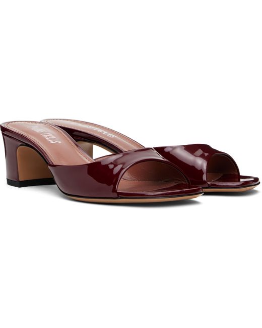 Paris Texas Burgundy Lara 50 Mules in Black | Lyst UK