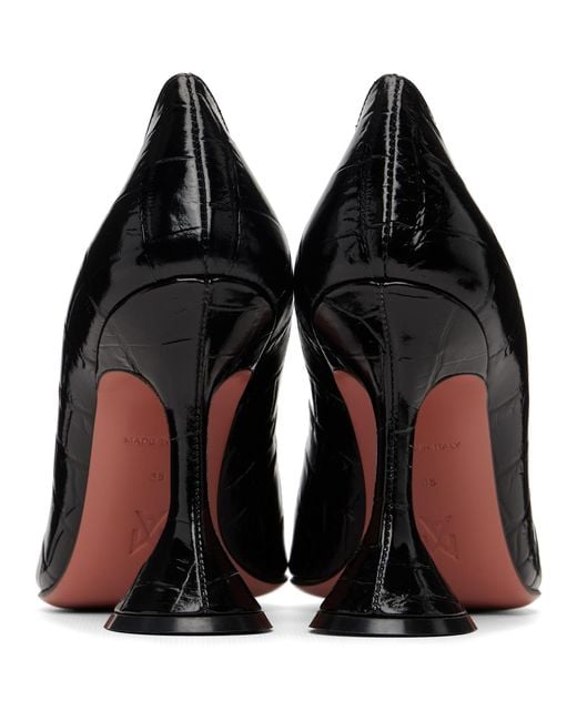 AMINA MUADDI Black Ami Pump 95 Heels