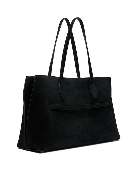 Totême Black Suede Lounge Tote