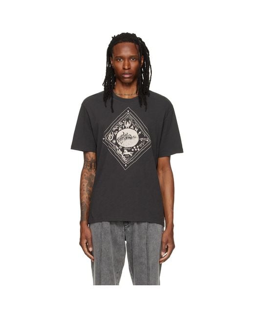 Isabel Marant Black Hiroe T-Shirt for men
