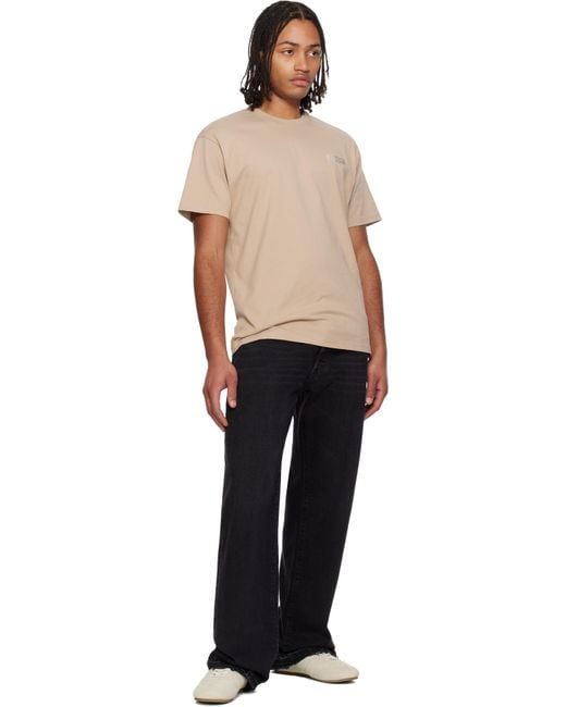 Givenchy Black Paris' Gros Grain T-Shirt for men