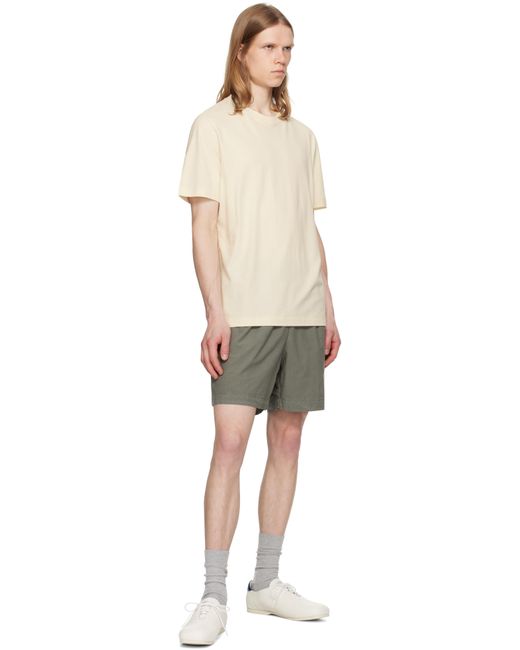 Norse Projects Green Per Cotton Tencel Shorts for men
