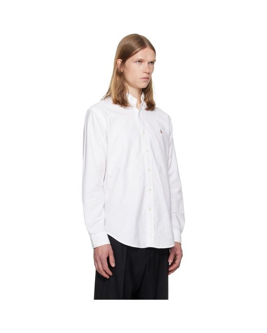 Polo Ralph Lauren White 'The Iconic Oxford' Shirt for men