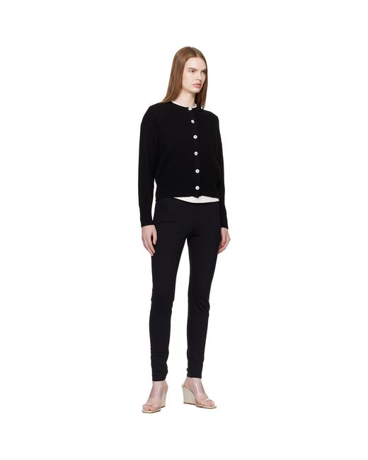 &Daughter Black Ada Crewneck Cardigan