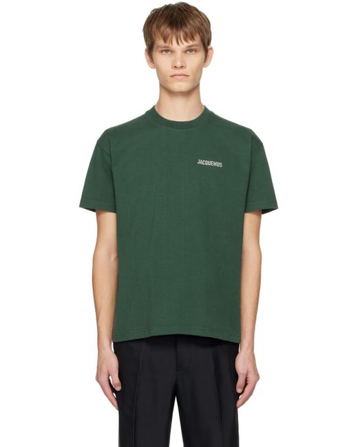 Jacquemus Green Guirlande 'le T-shirt Brilho' T-shirt for men