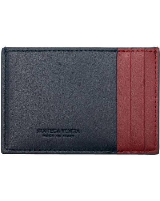Bottega Veneta Black Cassette Credit Card Holder for men