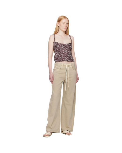 Citizens of Humanity Natural Brynn Drawstring Jeans