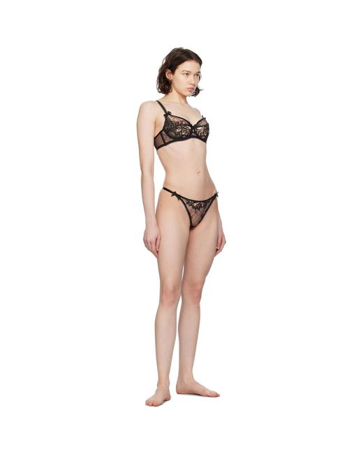 String violah noir Agent Provocateur en coloris Multicolor