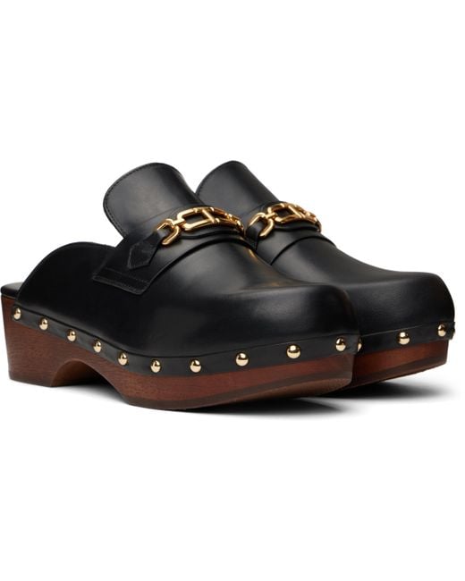 Tom Ford ブラック Whitney ナチュラルレザー クロッグ Black
