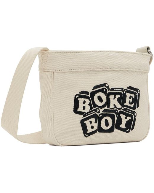 KENZO Black Off- Small Paris Boke Boy Travels Bag for men