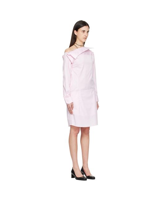 HODAKOVA Black Long Sleeve Square Shirt Midi Dress