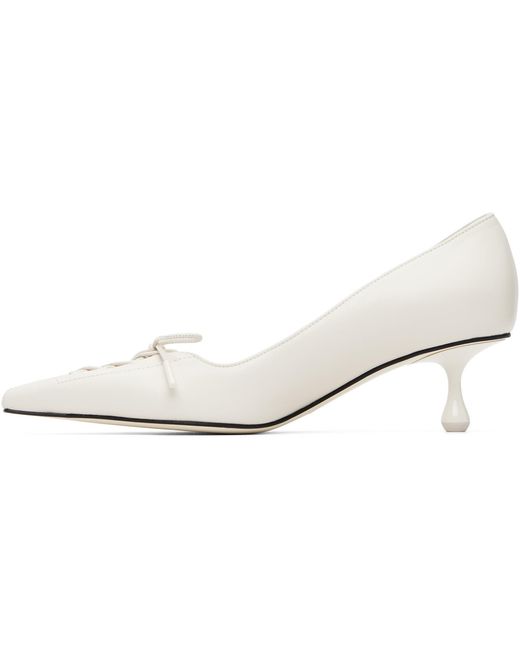 Jimmy Choo White Off- Scarlett 50 Heels