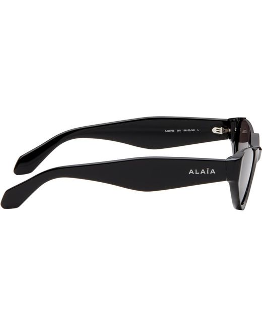 Alaïa lunettes de soleil œil-de-chat noires Alaïa en coloris Black