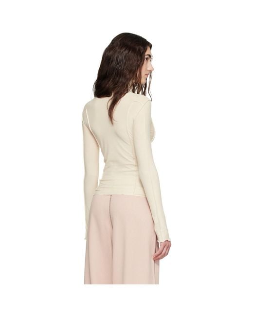 Baserange Natural Off- Omato Turtleneck
