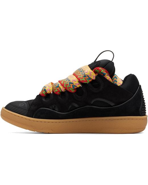 Lanvin Black Curb Sneakers