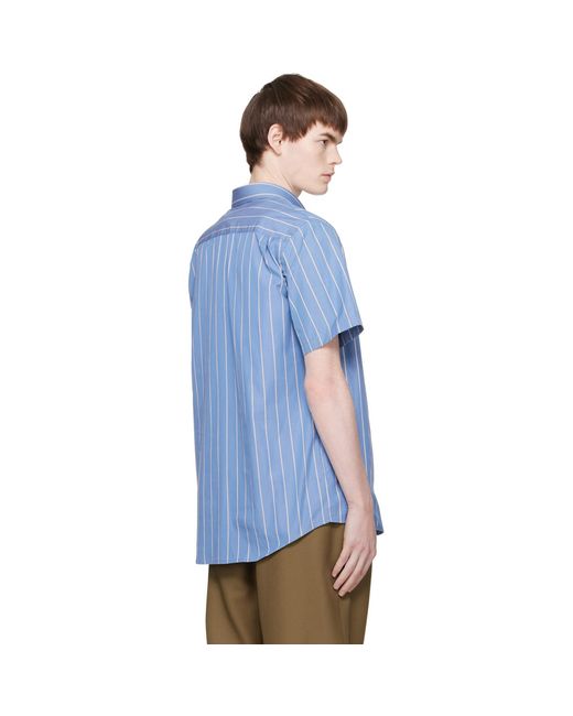 A.P.C. Blue Bart Shirt for men