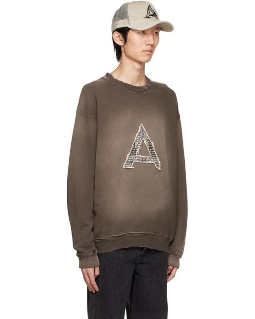 Alchemist Black Knotted Sweatshirt for men
