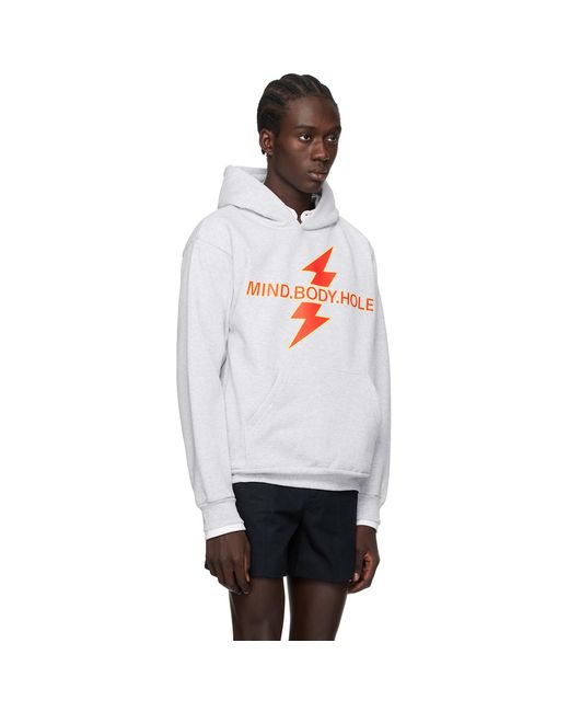 K.ngsley Black 'mind. Body. Hole' Hoodie for men