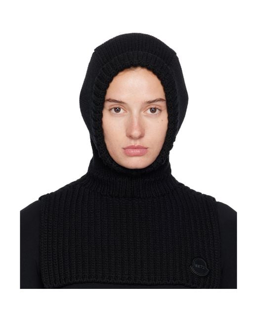 Moncler Genius Black Moncler X Ee72 Wool Balaclava