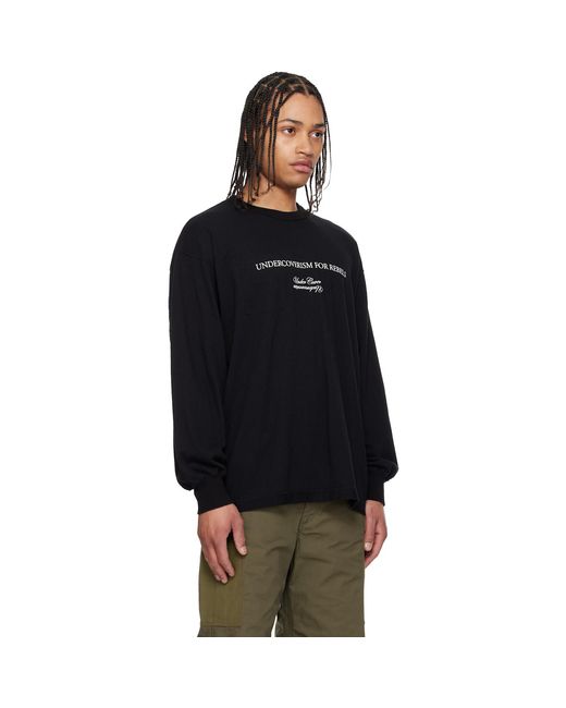 Undercover Black Up1F4807 T-Shirt for men