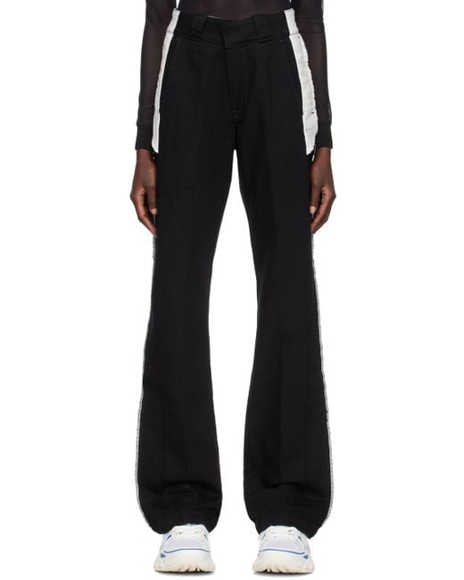 Heron Preston Black Inside Out Trousers