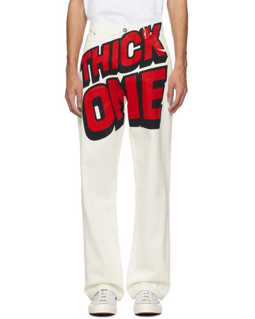Sky High Farm Red 'thick One' Jeans for men