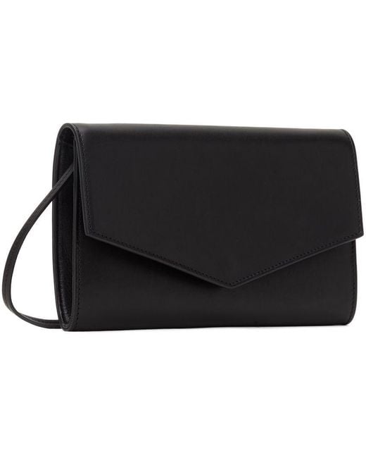 The Row Black Envelope Bag Lyst