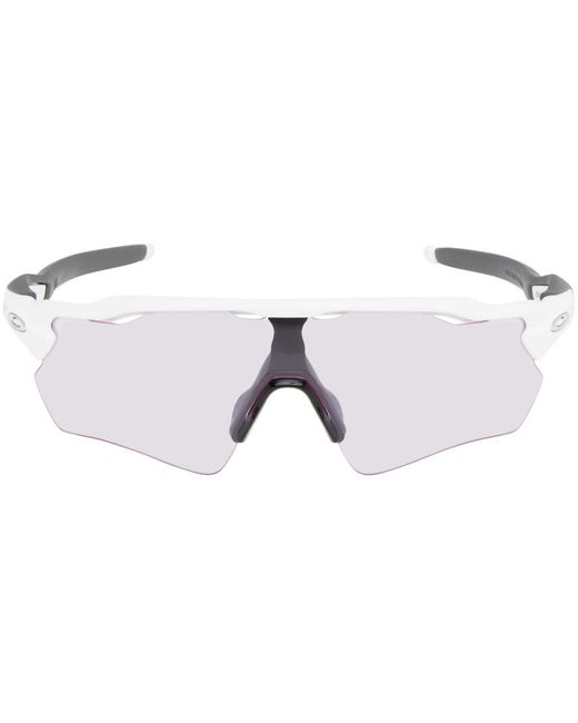 Oakley Black White Radar Ev Path Sunglasses for men