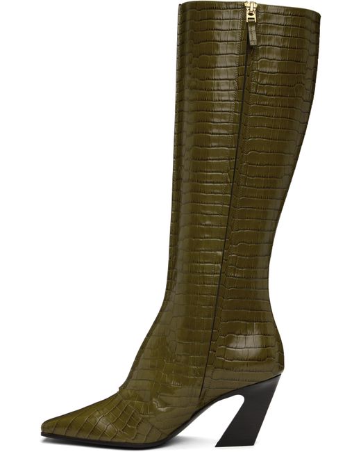 Bottega Veneta Green Lewis Tall Boots